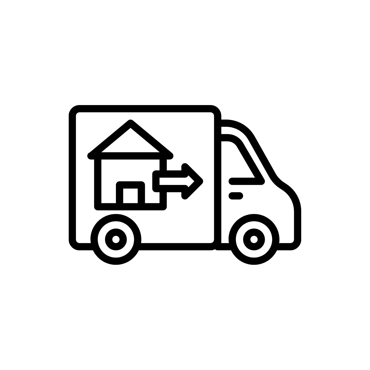 Long Distance Moving Services Icon