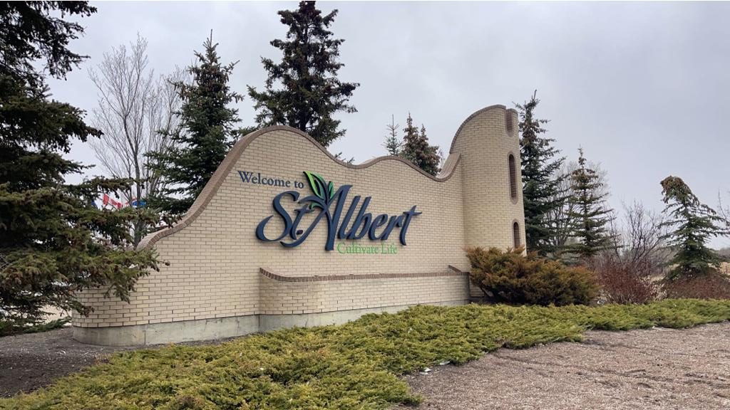 Welcome to St. Albert Sign